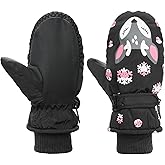 American Trends Toddler Mittens Winter Snow Glove waterproof mitten Warm Fleece Kid Ski Gloves for Boys Girls