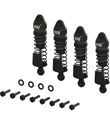 Amazon.com: ARRMA Aluminum Shock Set 58mm Length 1000 CST Oil