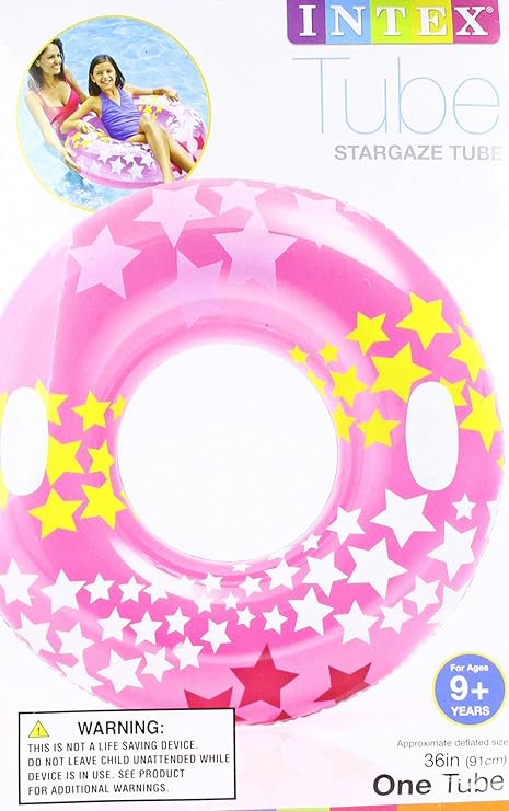 swim tube with handles