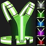 SAWNZC LED Reflective Vest Running Gear, 5 Colors
