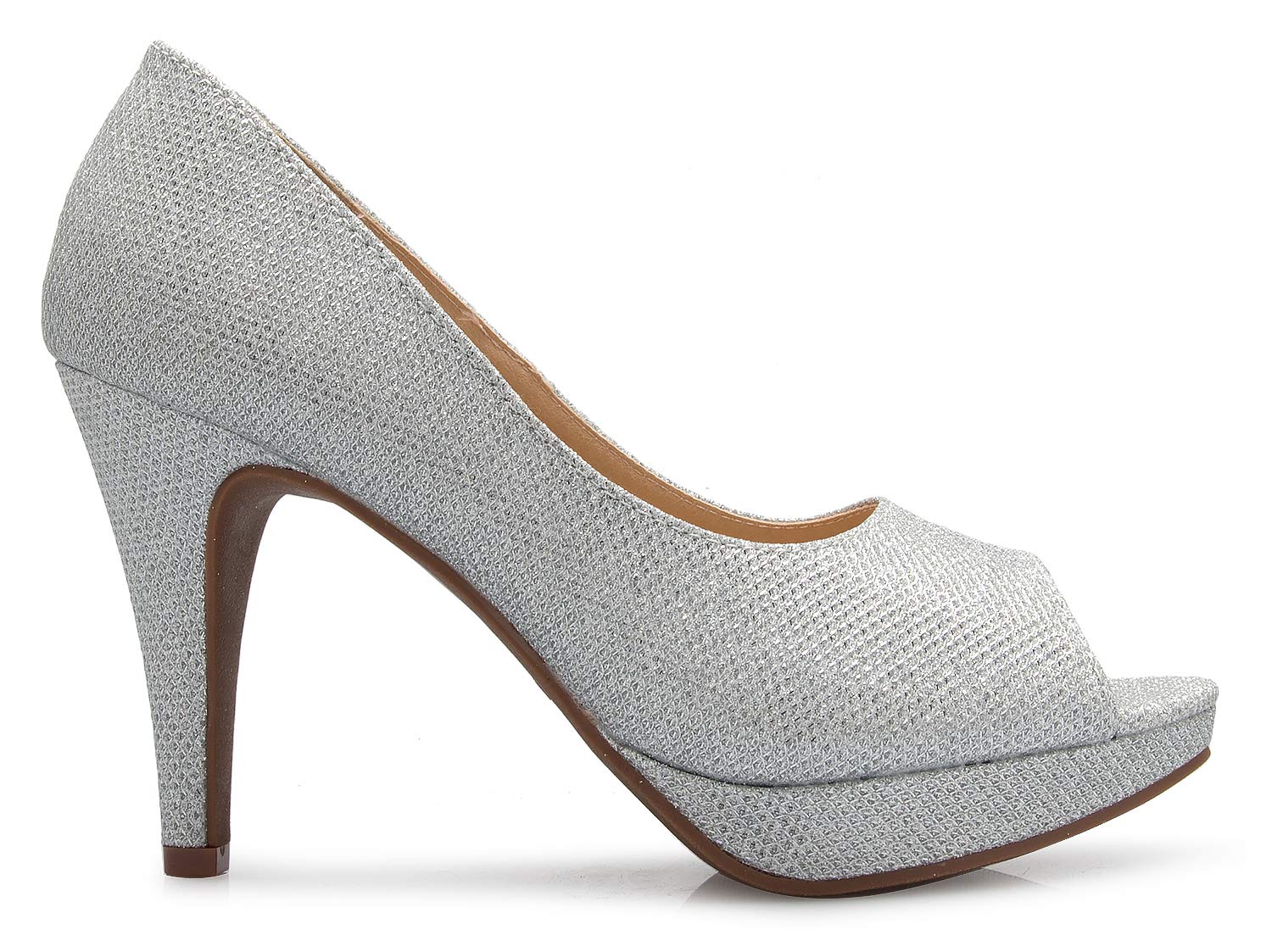 Olivia K Women¡¯s Sexy Open Toe High Heel Pumps - Basic, Comfortable - Image 3