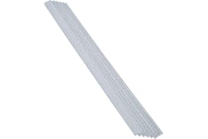 Frautron 1000 Grit Replacement Sandpaper for Guitar Fret Leveling Beam, Set of 6PCS Self-Adhesive Sandpaper Strips 16" x 0.87" (400mm x 22mm) for Bass Guitar Fret Leveler Sanding Level File Bar