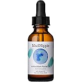 Mad Hippie Antioxidant Facial Oil - Face Oil for Women/Men with Organic Argan Oil, Non-Comedogenic Moisturizer for Face with Natural Sources of Vitamin C & Vitamin E Oil for Skin Care, 1.02 Oz