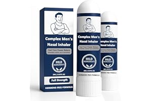 UVLBSG Uncle Stiffy Nasal Inhaler - Complex Mens Nasal Inhaler Stick, Energy Boosting, Revitalizing Ginseng Scent, On-The-Go Refreshment, Pocket-Sized Pick Me Up (2Pcs)