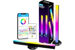 DAYBETTER Smart LED Light Bars, RGB Light Bar, 14 Inches TV Backlights with Scene and Music Modes, Smart Light Bars with Multiple Placement Options, 60 Lumens Mood Lighting, PC Gaming Light Bar for Room Decor