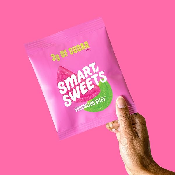 SMARTSWEETS CANDY GUMMY SOUR MELON 1.8 OZ