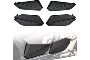 SAUTVS Lower Doors Kit for Can-Am X3 Max, Lower Door Inserts Panels with Built-in Metal Frame for Can Am Maverick X3 Max RS DS 2017-2025 Accessories (4 Doors, Front & Rear)