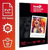 Koala Inkjet Photo Paper 7x5 Glossy 100 Sheets 200 GSM for Canon HP Epson view 2