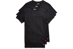 Polo Ralph Lauren Men's Slim Fit Cotton Crew Undershirts 3 Pack