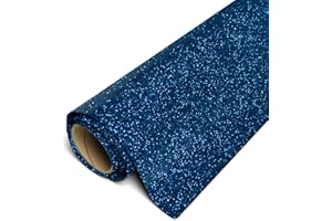 Siser Glitter HTV 12"x3ft Roll (Sapphire) Iron on Heat Transfer Vinyl