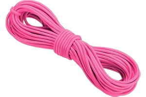 PATIKIL Elastic Cord Heavy Stretch String Rope 1/8" 11 Yards(3mm x 10m) Pink for Crafting DIY Sewing Hook Straps Camping Tie 