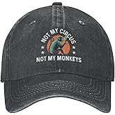 Not My Circus Not My Monkeys Hat Women Baseball Hats Graphic Hats