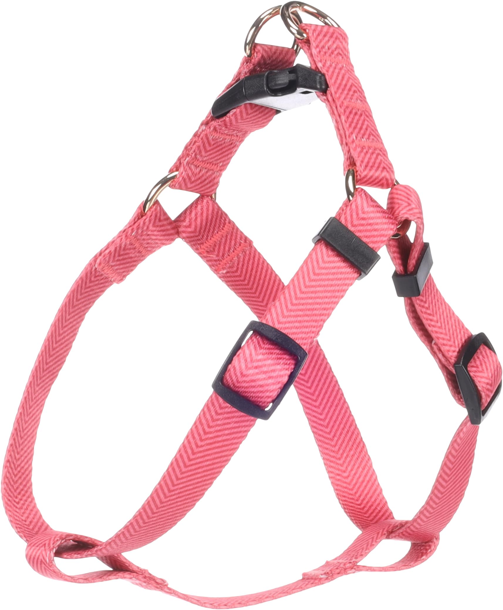 Flamingo Dog Harness Step&Go Noekie Pink S 25-45cm 25-45cm 15mm