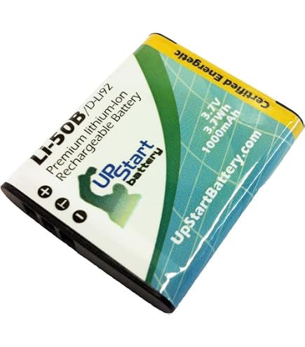 vhbw 600 mAh Li-Ion Battery Compatible with Pentax Optio i10 i 10