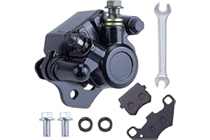 MWMNUN Chinese Rear Brake Caliper Compatible with 90cc 110cc 125cc 150cc 200cc ATV Go Kart Taotao Four Wheeler Coolster Kazuma Roketa Sunl Baja Kinroad Trailmaster XRX 150 250 GT Tomberlin Crossfire