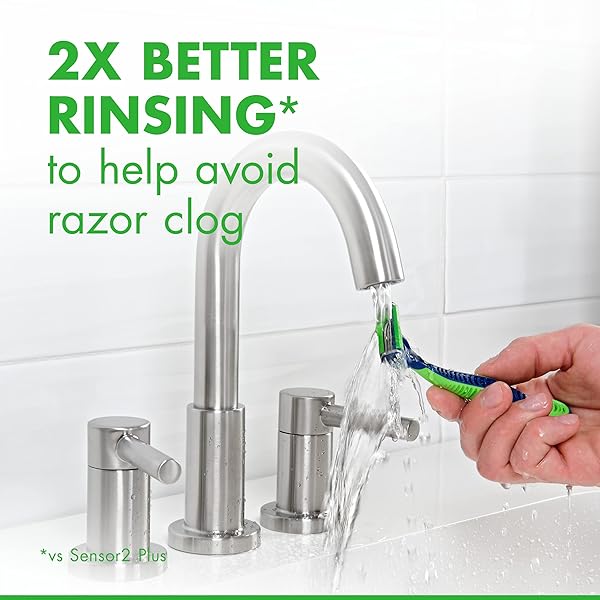 GILLETTE SENSOR3 SENSITIVE MEN’S DISPOSABLE RAZOR, 4 RAZORS