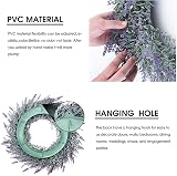 COLORSPEC Lavender Wreath 18 Inch Front Door Outdoor Artificial Floral Decor view 3