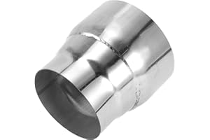 Motoforti 4" OD to 5" OD Mandrel Exhaust Pipe Adapter Concentric Reducer Car Exhaust Pipe Tubing Piping Adapter 5inch/127mm L