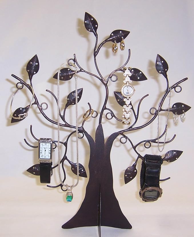 DECORATIVE 14 1/2" JEWELRY TREE STAND ORGANIZER - BLACK: Amazon.ca
