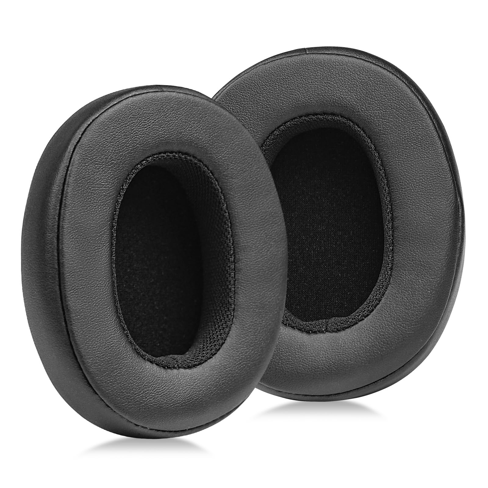MOLGRIA Ear Pads Cushion, Replacement Protein Leather Earpads for Skullcandy Crusher Wireless Crusher Evo ANC HESH 3.0 Over-Ear Headphones(Black)