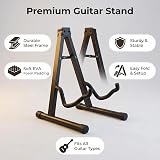 CAIHONG Guitar Stand Floor Folding A Frame Universal for Acoustic Electric Bass view 2