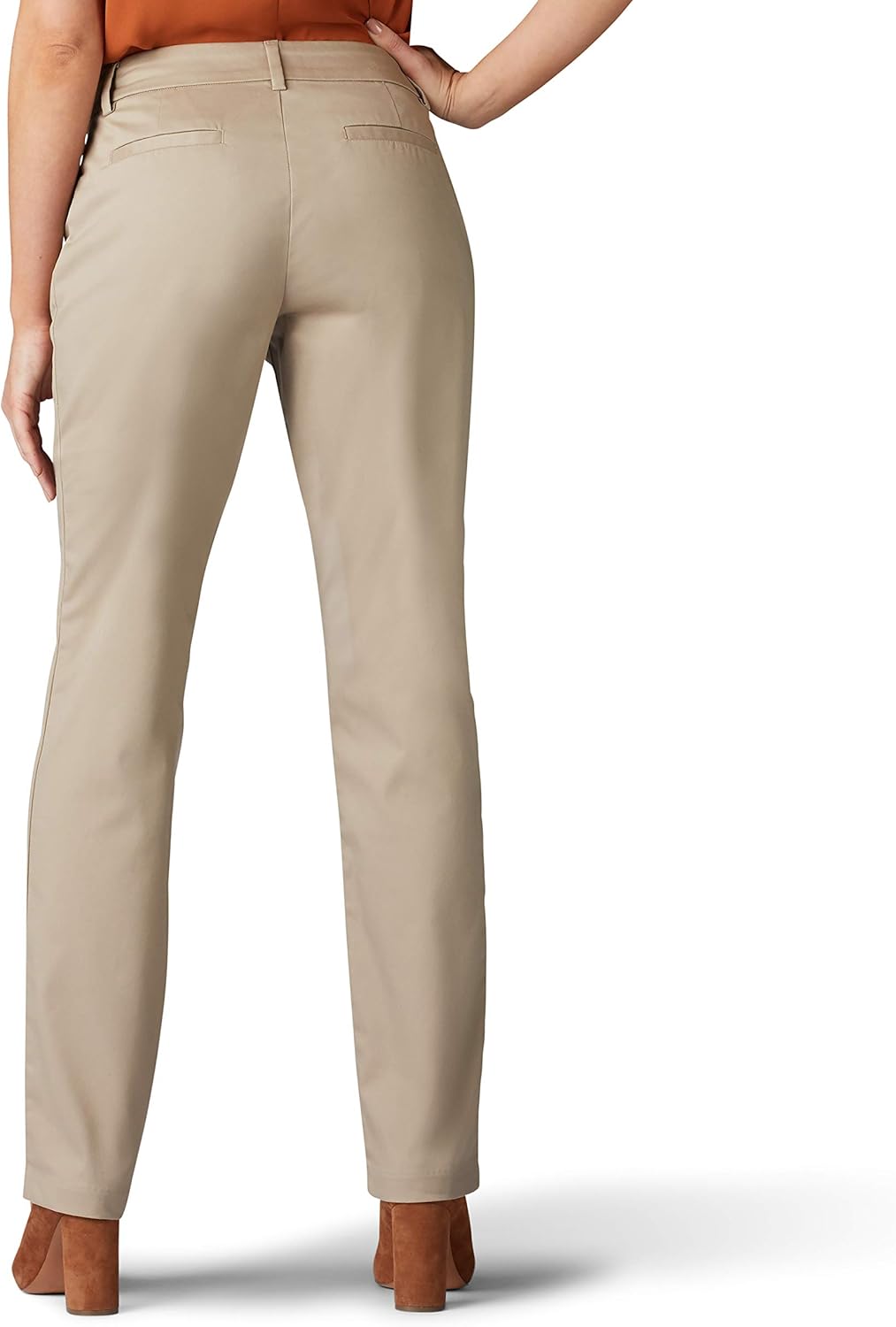 Lee Women's Wrinkle Free Relaxed Fit Straight Leg Pant at  Women’s Clothing store