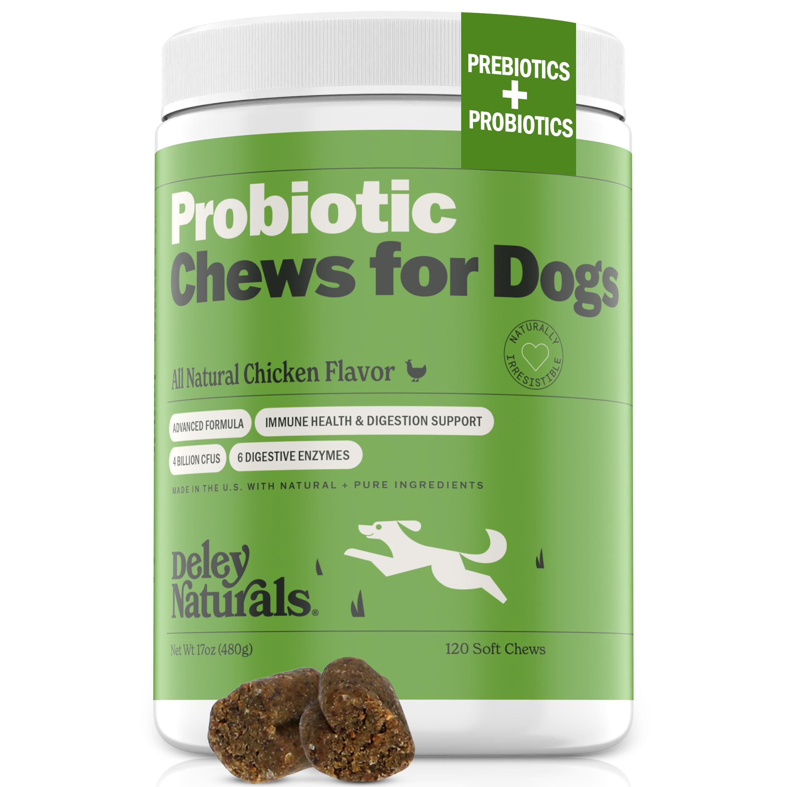 Mua Probiotics for Dogs 120 Grain Free Chicken Soft Chews 4 Billion