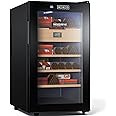 NEEDONE Cigar Humidor 48L with Heating and Cooling Temperature Control System, Quiet Thermostatic Electric Cooler Cabinet for 350 Counts with Digital Hygrometer, Spanish Cedar Wood, Gift for Men