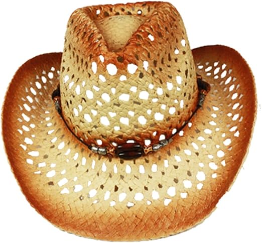 woven straw cowboy hat