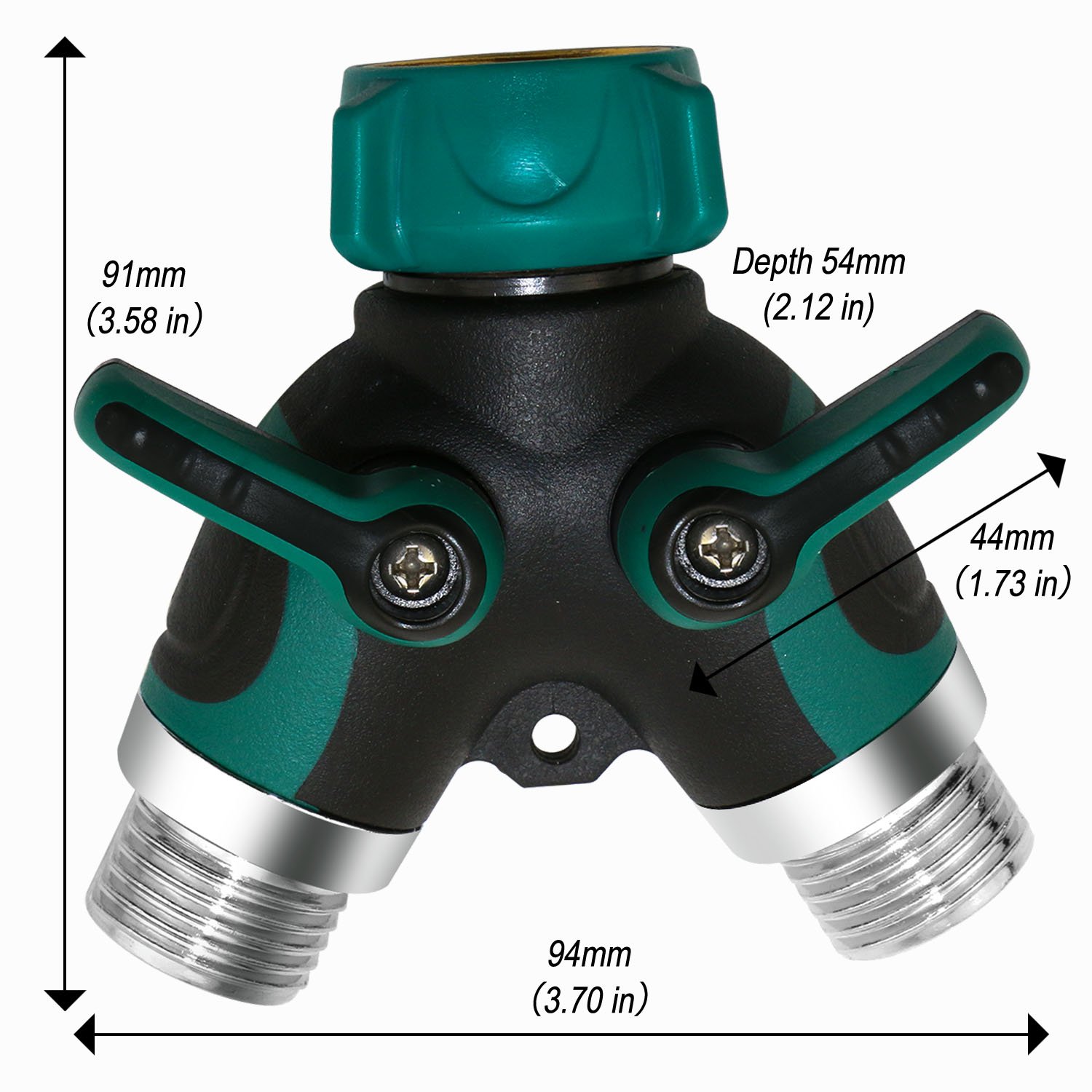 Philonext TedGem Garden Hose Splitter Sprinkler & Drip Irrigation Systems test Ball Valve Hose