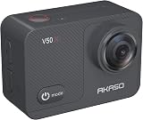 AKASO V50 X Action Camera 4K 30fps Waterproof 40M EIS Touch Screen view 4