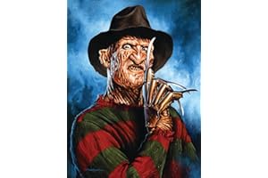 Miairivy Halloween Diamond Painting Kits for Adults, Horror Theme Diamond Art Kits for Adults Beginners, DIY 5D Round Full Drill Diamond Dots Home Wall Decor and Gift (12X16 inches)