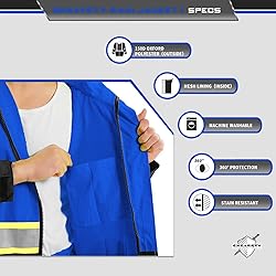 SKSAFETY Hi Vis Reflective Rain suits for Men