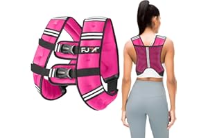 FUFF Weighted Vest Woman, 5/10/15/20/25/30 LB Womens Weight Vest for Walking, Strength Training Weight Vests for Female Men, 
