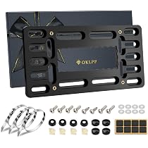 thumbnail image 2 of Good Speed Universal Steel Drilled License Plate Bracket For Street Hot Rod – USA Made, 3645-005 2 of 2