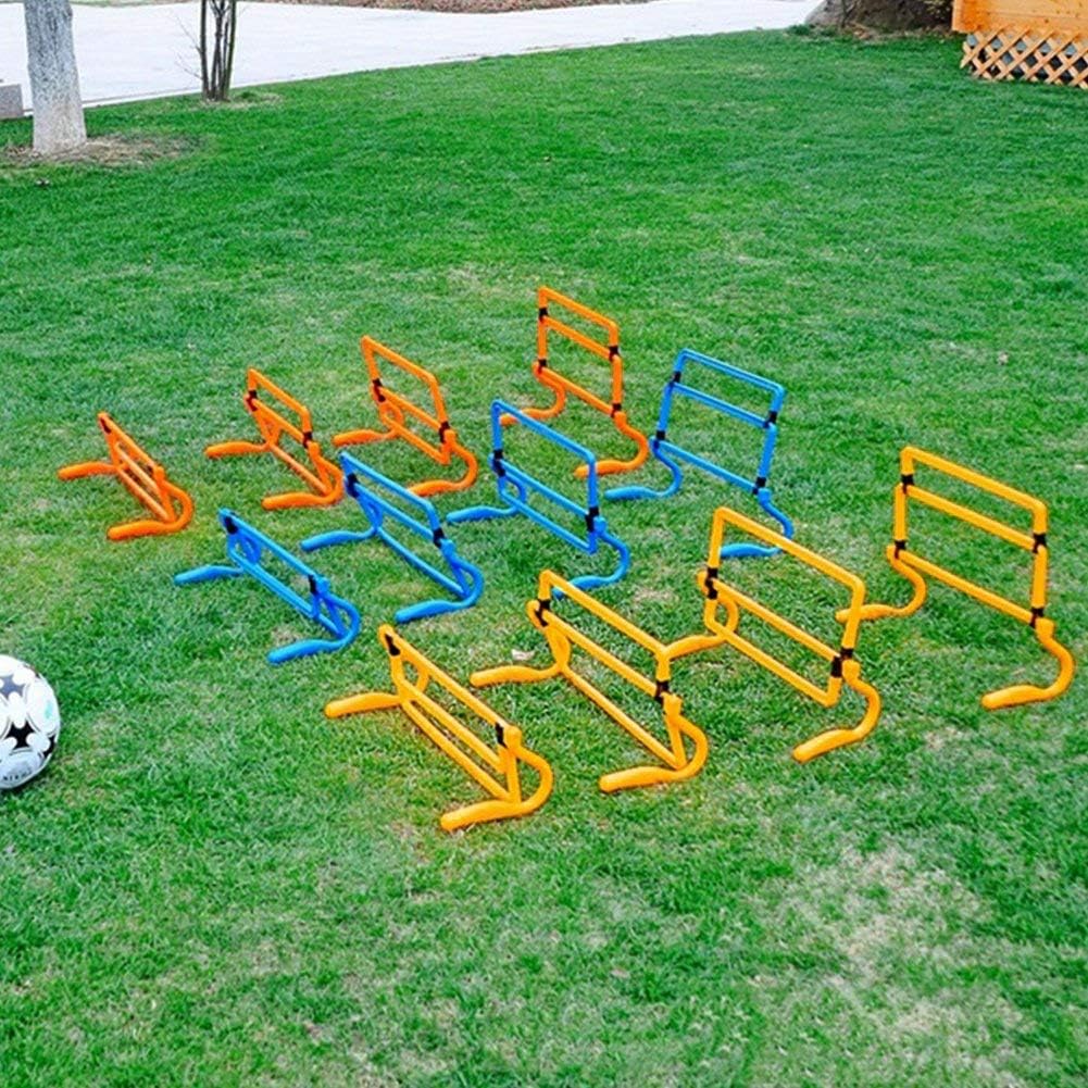 Kit De 6 Vallas De Coordinación Cannon Para Entrenamiento - 40 Cm PVC, Para Fútbol, Rugby, Agilidad Y Salto