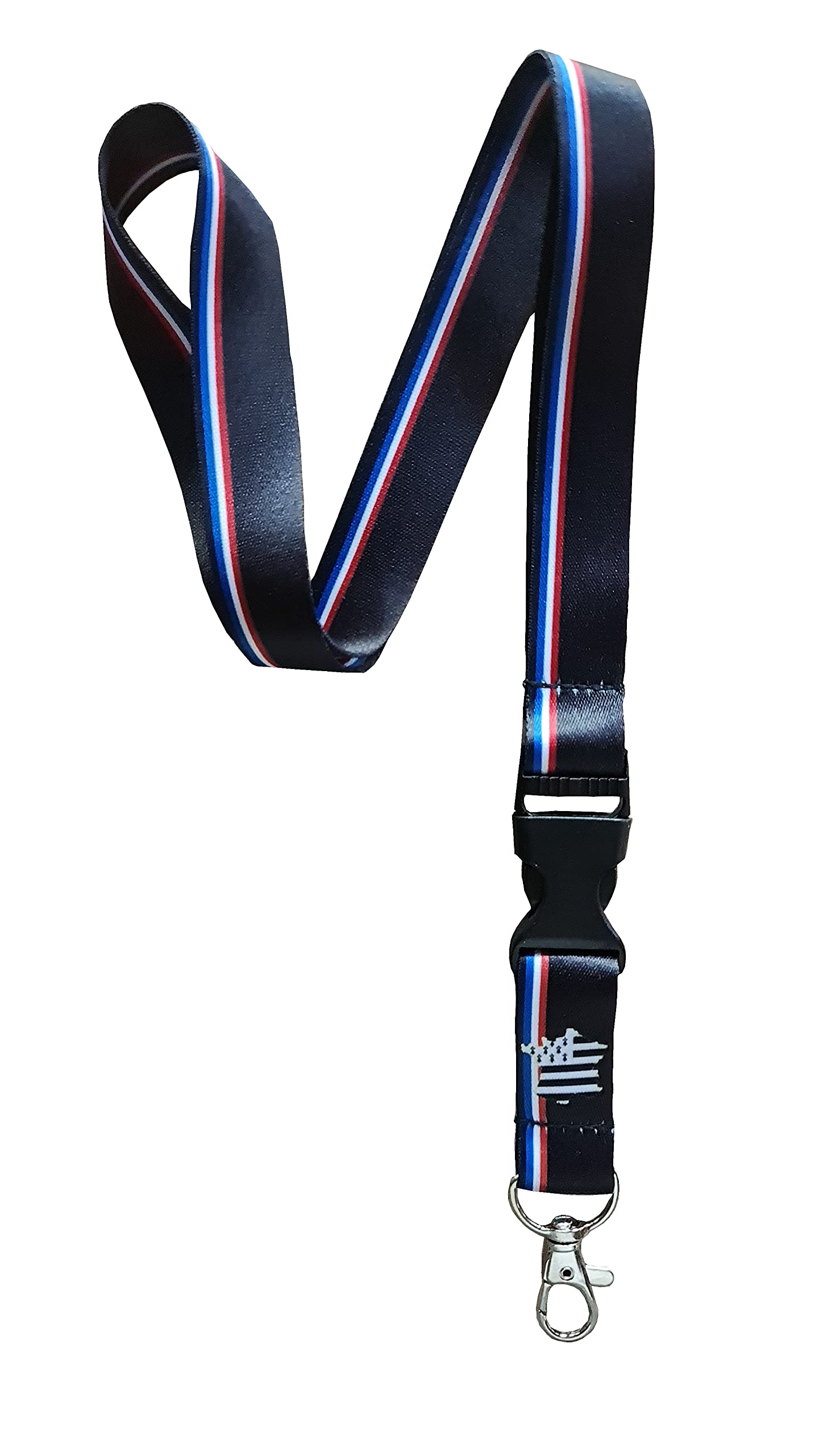 Region Badge Holder Key Ring with Clip (Brittany)