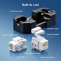 Cable Matters [UL Listed] 50-Pack 10Gbps Cat6