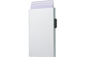 Slim Metal Wallets | RFID Blocking Credit Card Holder Wallet | Minimalist Pop Up Wallet for Men and Women