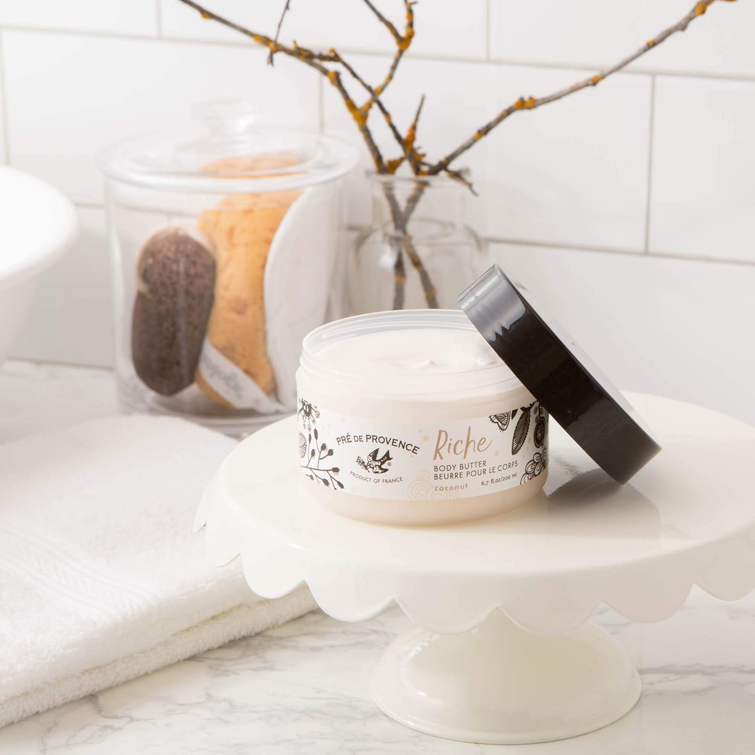 Pre de Provence Riche Collection Body Butter, Coconut, 200 ml, 1 Count: Beauty