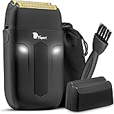 Fagaci Double Foil Shaver for Men – Electric Shaver with Close Shaving, No Irritation, Professional Barber Foil Shavers 8500 RPM High Torque, 3H Battery, Mens Razor for Face, Easy Clean