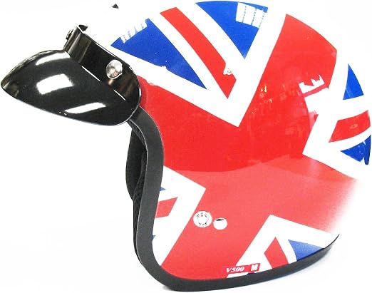 Winged Emblem & Union Jack Sticker - British Flag Decal For Helmet, Car, Motorcycle