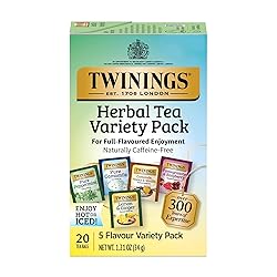 Twinings Herbal Tea Variety Pack, 20 Count