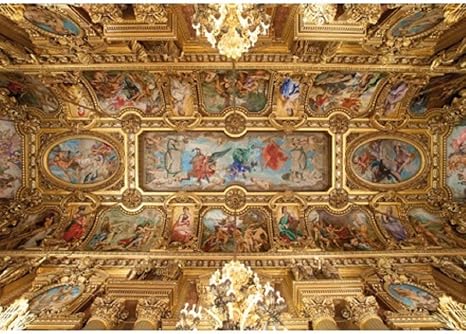 Amazon Com Wentworth Golden Ceiling Opera Garnier Paris Wooden