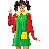 Remimi Adult Halloween Costume Long Sleeves Holiday Outfits Novelty 2 Piece Dress Sets