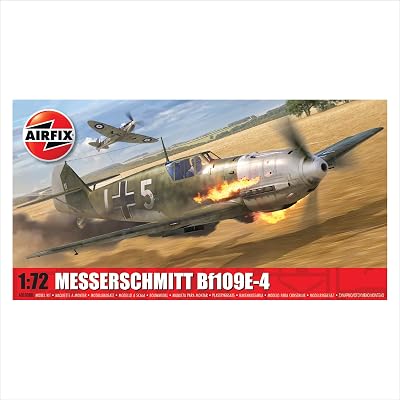 Airfix Model Set A01008B Messerschmitt Bf109E-4 1:72 Plastic Kit Sprues Decals