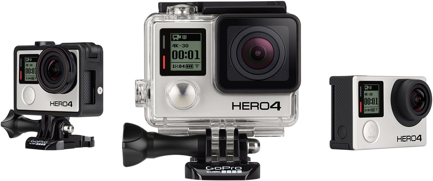 Gopro Hero4 Black Edition Adventure Videocamera 12 Mp 4k 30 Fps 1080p 1 Fps Italia Amazon It Elettronica