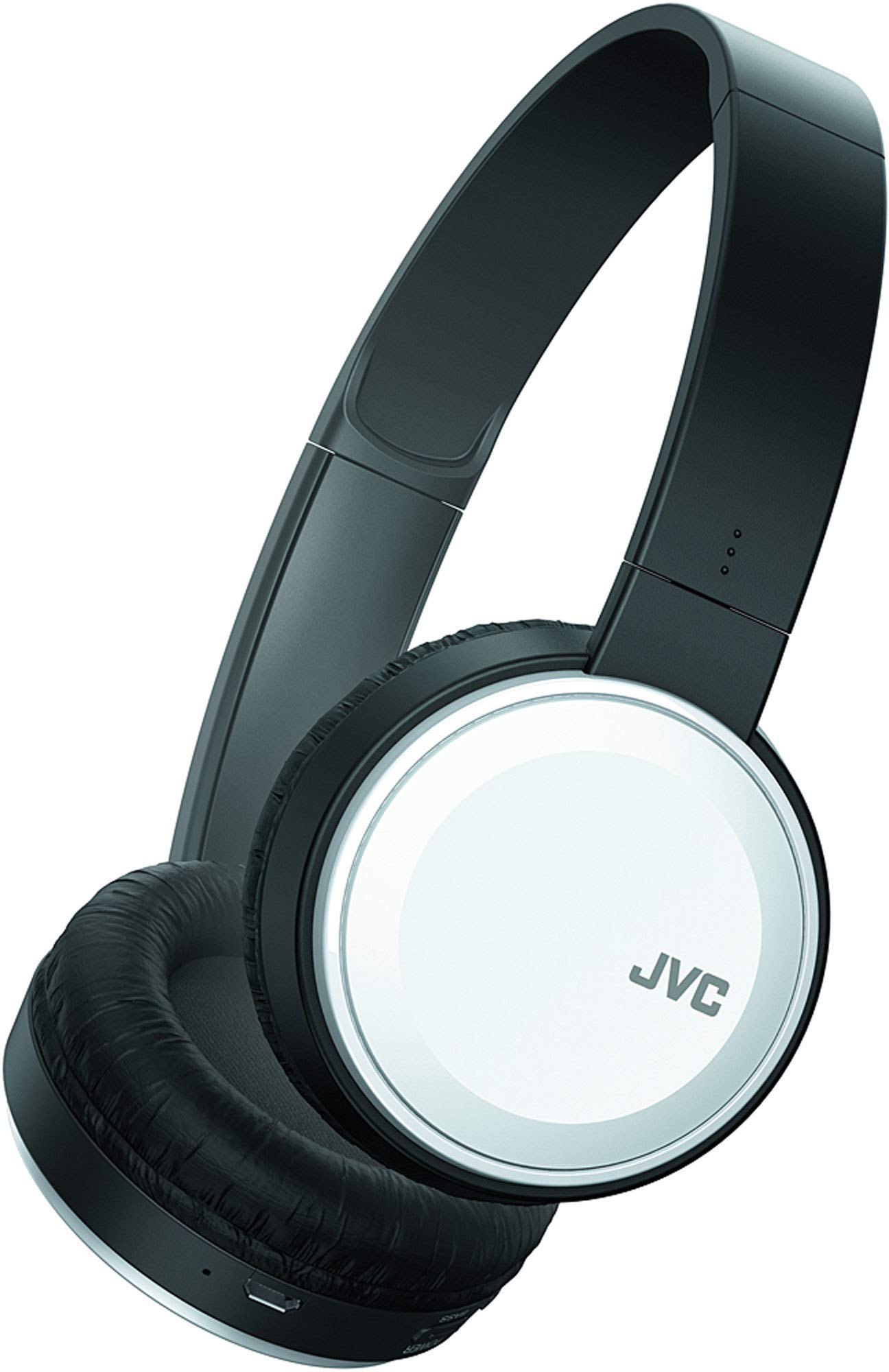 JVC HAS190BTW Bluetooth On Ear Headphones Mic Remote White