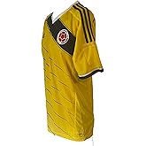 Seleccion Colombia National Team FCF 2014 Home Players Version Soccer Futbol Mens Size 8 Large Jersey Yellow
