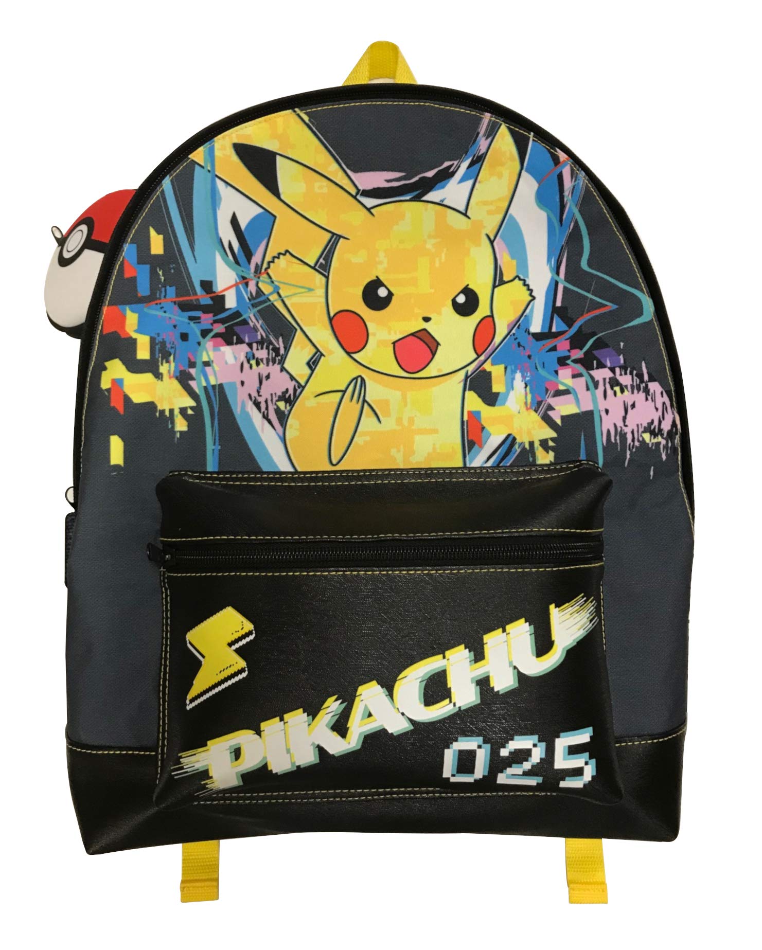 Pokemon Pikachu Roxy Large 2 Zip Backpack with Coin Purse